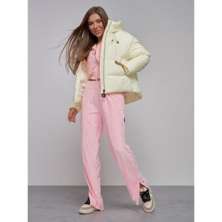 Winter jacket, size 50, light yellow color-12