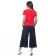 Female suit, size 48, red color