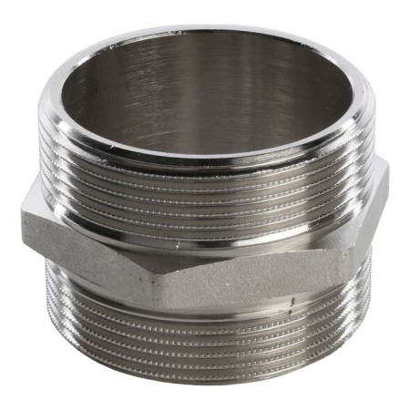 NIPPEL STUT SFT-0004-000022, 2 ", external/external thread, nickelled brass