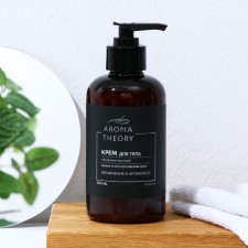 Body cream, moisturizing and aroma, 300 ml, fragrance of figs and iris, Aroma Theory by Beauty Fox