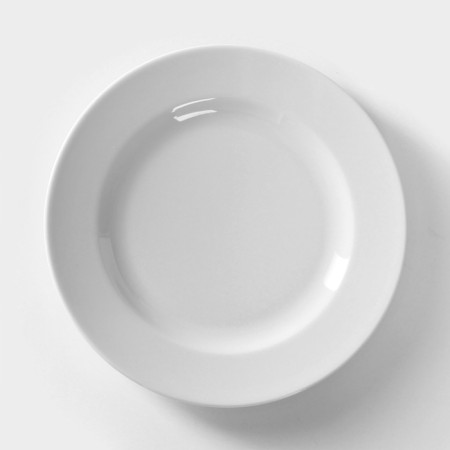 Porcelain plate "I idyll", d = 24 cm, white-1