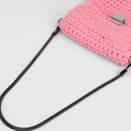 A chain for a bag, with carbines, d = 6 mm, 60 cm, nickel color-2