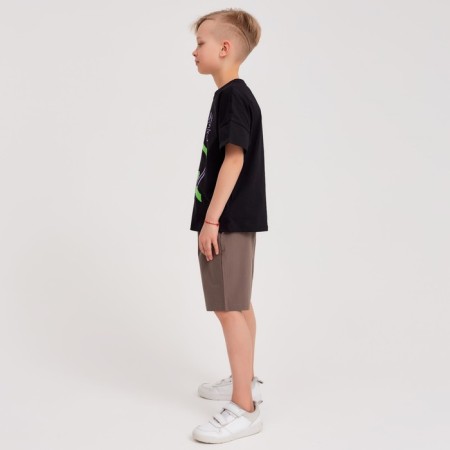 T -shirt Children's Minaku Graffiti, Black Color, Height 134-2