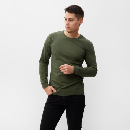 Long-line male plain, dark green color, size 54-2