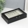 Casket to the leatherette for jewelry "Hampons" black 5.5x27x18 cm