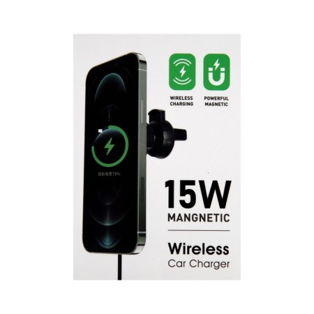 The car holder X19, wireless charging, compatible with Magsafe, 15 W, white-10