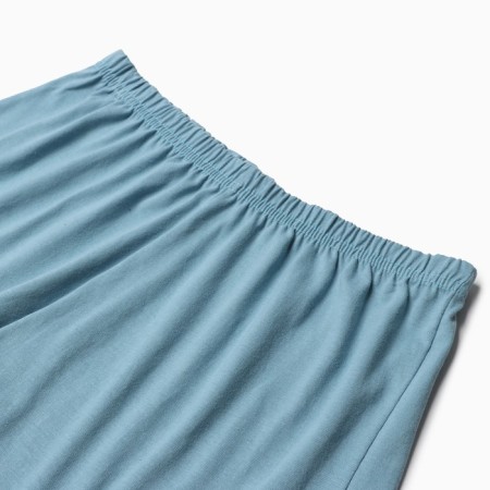 Homemade set (T -shirt, shorts), blue color, size 48-4