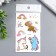 Tattoo on the body Color "Rainbow and Unicorn" with gold mix 12x7.5 cm