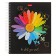A5 college, 120 sheets in a cage on the crest of the "Flower Ball", a solid cover, an offset block 65g/m2