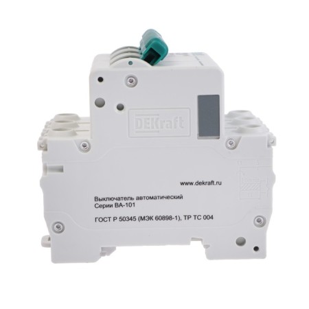 Automatic circuit breaker SE DEKRAFT VA-101, 3 poles, C, 20 A, 4.5 KA, 11079DEK-2