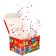 Gift box-boom, folding, 20x15x12.5 cm, Mickey Mouse