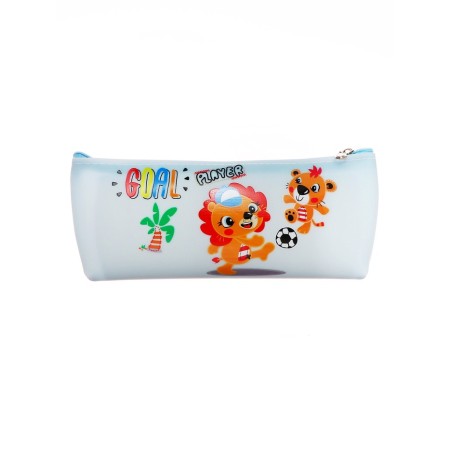 School Penal on lightning animals blue-1