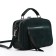Women's bag, 23*9*18, 2 lightning department, 2 n/pocket, belt long, suede, green