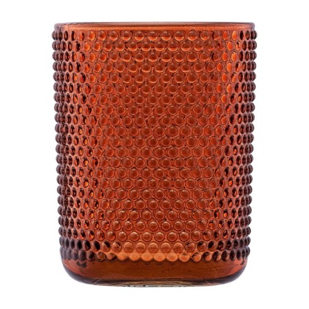 A glass for dental brushes, 8x8x10 cm, color orange color-5