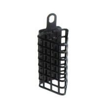 The feeder is steel, triangular, 60 g