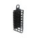 The feeder is steel, triangular, 60 g