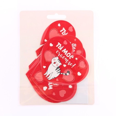 A set of compliments-wishes "10 love confessions", cats, 10 pcs. 11.4 x 14.5 cm-4