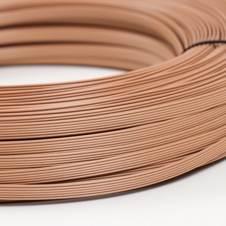 Artificial rattan 8 mm 100 m wave (beige)-2