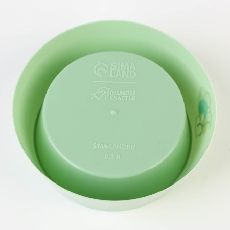 Plastic bowl “DOG”, olive, 300 ml-4