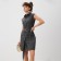 Women's dress minku: safari mini color graphite, river 46