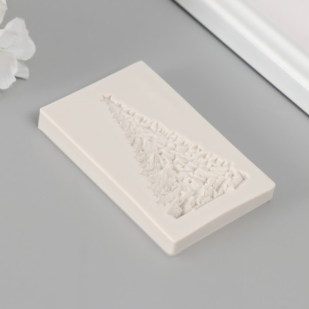 Mold Silicon "Christmas tree with gifts" 8x5x0.8 cm-1
