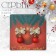 New Year! Earrings "New Year" bows, white-red color in gold