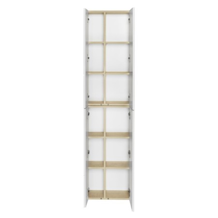 Cabinet hinged Aquaton Michelle, color of oak endgrane, white color-3
