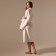 Waffle Women's bathrobe SL Home: Waffle "Blanc de Blanc", size L, 100% cotton, 320 g/m2