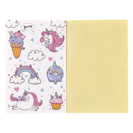 Stykerbook "Unicorns", 8 sheets, 12 x 18 cm-8