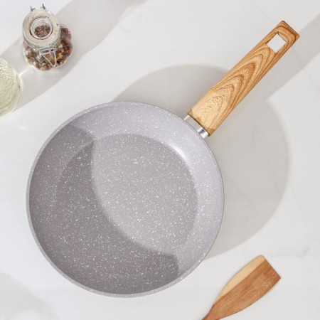 Fogging pan Magistro Natural, D = 22 cm, Soft-Touch pen, anti-stick coating, induction, color gray-1
