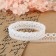 Capricon lace, 10 mm × 10 ± 1 m, white color
