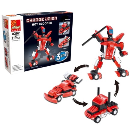 Constructor "Robot", 115 parts, 3 assembly options-1