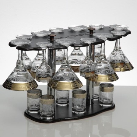 Mini-bar 18 objects: Martini 190 ml + glass 55 ml + pile 50 ml-1