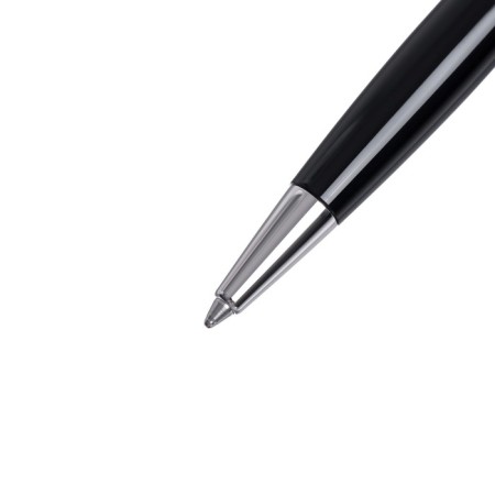 Ballpoint pen Parker Sonnet Core K530 Lacquer Deep Black CT M 1.0 mm, brass body, black ink (1931502)-2