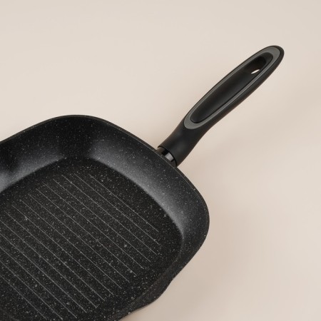 Sleep pan-Gril aluminum with anti-stick coating SL Home, D = 24 cm, h = 4 cm, induction, black color-5