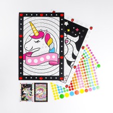 Application by stickers 