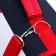 Animal sheet bag, frame, 46 x 28.5 x 29 cm, blue-red