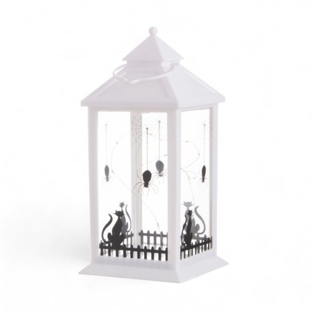 Lamp "Black cat" 3haaa white 14x14x30.5cm-7