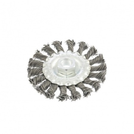 Matrix Ushm brush, d = 100 mm, M14, flat, twisted wire 0.8 mm-1