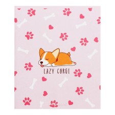 AT A5 Sketches, 16 sheets Lazy Corgi, cover Cardboard Cover, Block 100 g/m2
