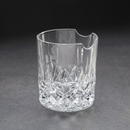 A glass for whiskey "Old Fashioned", with a stand for a cigar, 300 ml