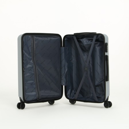 Middle suitcase 24 "On a zipper, code lock, 4 wheels, color gray color-7