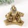 NECSK Polystone Bronze "Dragons with a glass ball" 8x12x12 cm