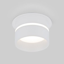 Ceiling accent Elektrostandard, Pippe G5.3 71x71 mm, IP20, white color