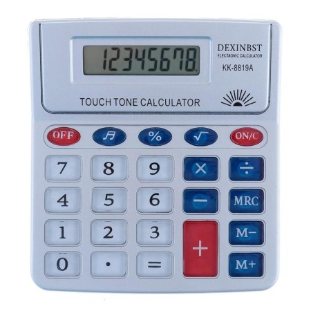 Desktop calculator, 8 - discharge, kk - 8819a, with a melody