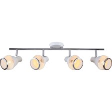 Спот Vekta 4xE14 40Вт, размер 71,5x10x22 см, цвет белый и хром