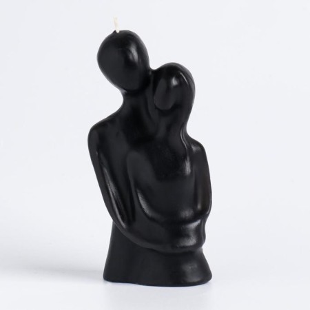 Figure candle "Lovers", 12 cm, black-3