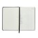 Leduced Diary A5, 160 sheets, Devente.emblem, firm cover of artificial leather with foam rubber, lies, block 70 g/m2, black