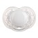 Nipple is an orthodotynic dummy, with a cap, +12 months, white transparent