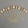 Wooden skewers "Fruits", 11 cm, set 12 pcs.